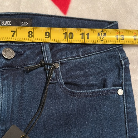 NWT JUST BLACK-HIGH RISE SKINNY-DARK DENIM - Picture 12 of 16